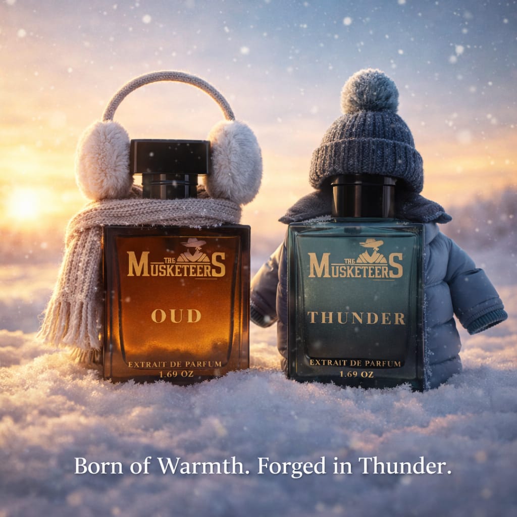 The Musketeers Premium Perfumes Combo Pack (Oud+Thunder) - 2x50ML