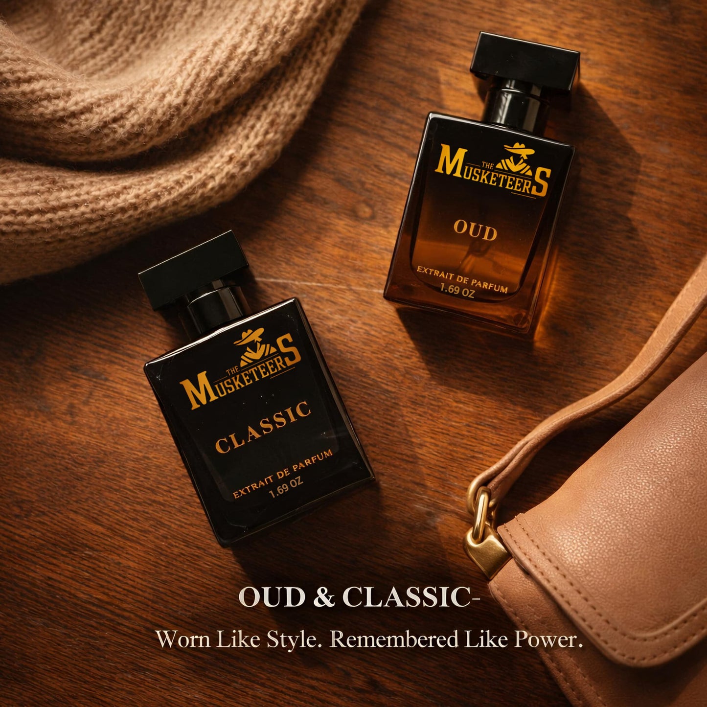The Musketeers Premium Perfumes Combo Pack (Oud+Classic) - 2x50ML
