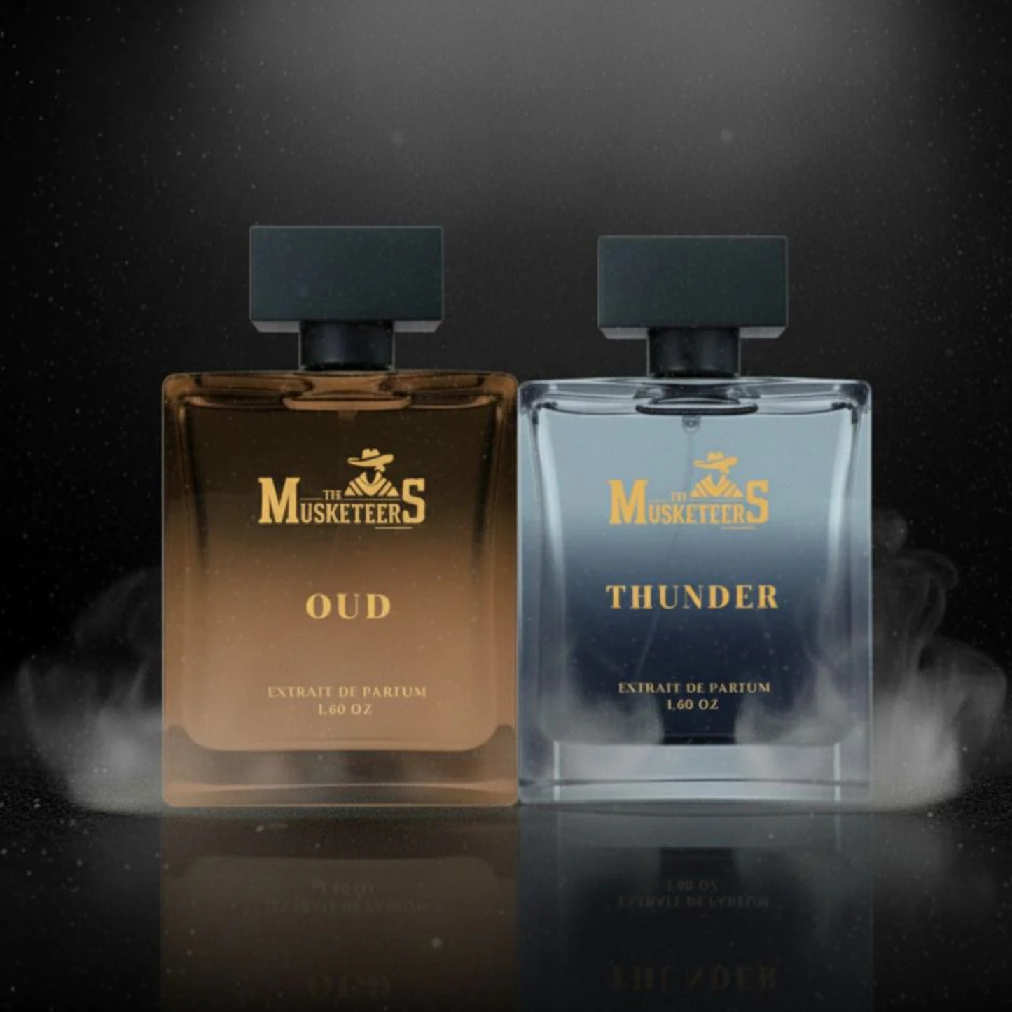 The Musketeers Premium Perfumes Combo Pack (Oud+Thunder) - 2x50ML