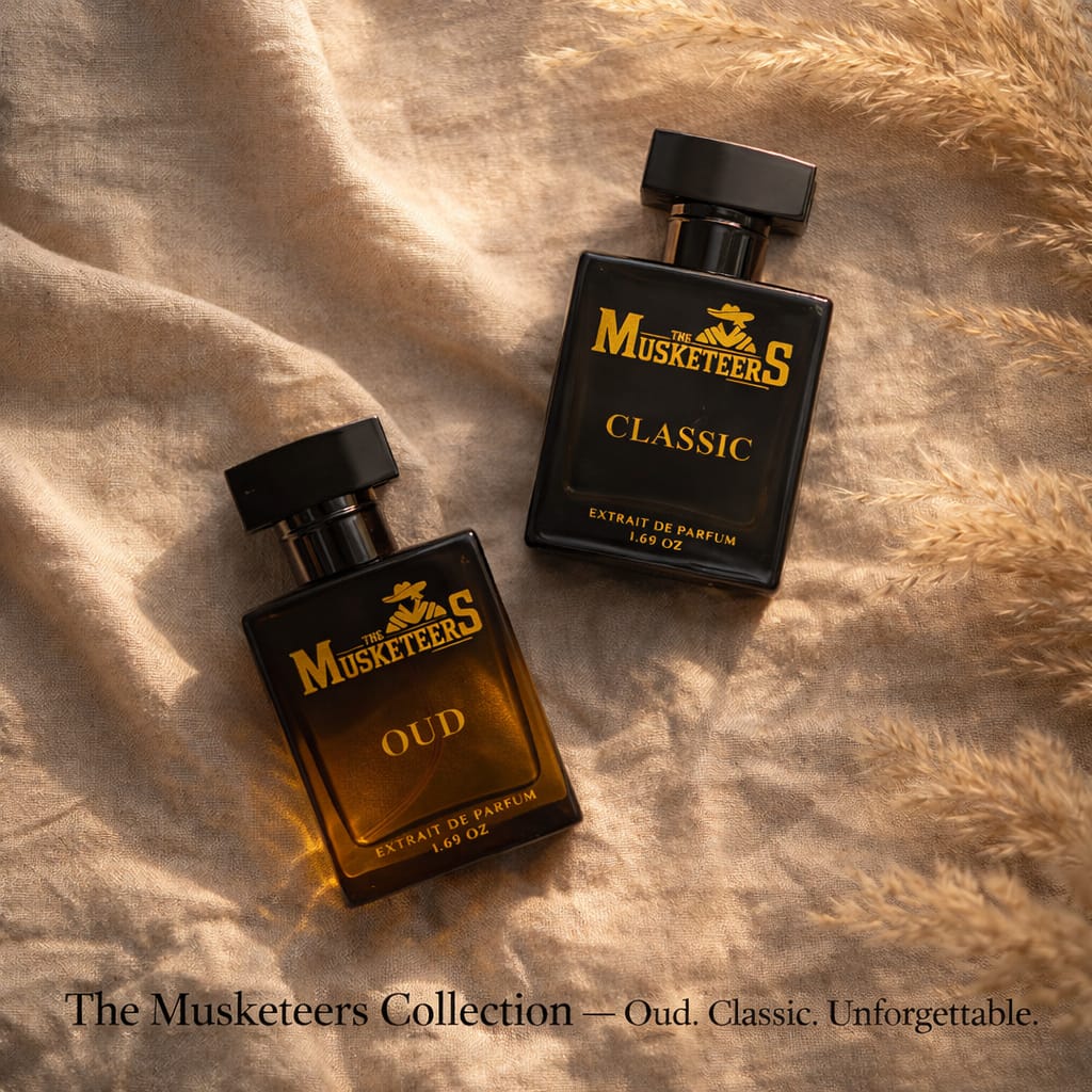 The Musketeers Premium Perfumes Combo Pack (Oud+Classic) - 2x50ML
