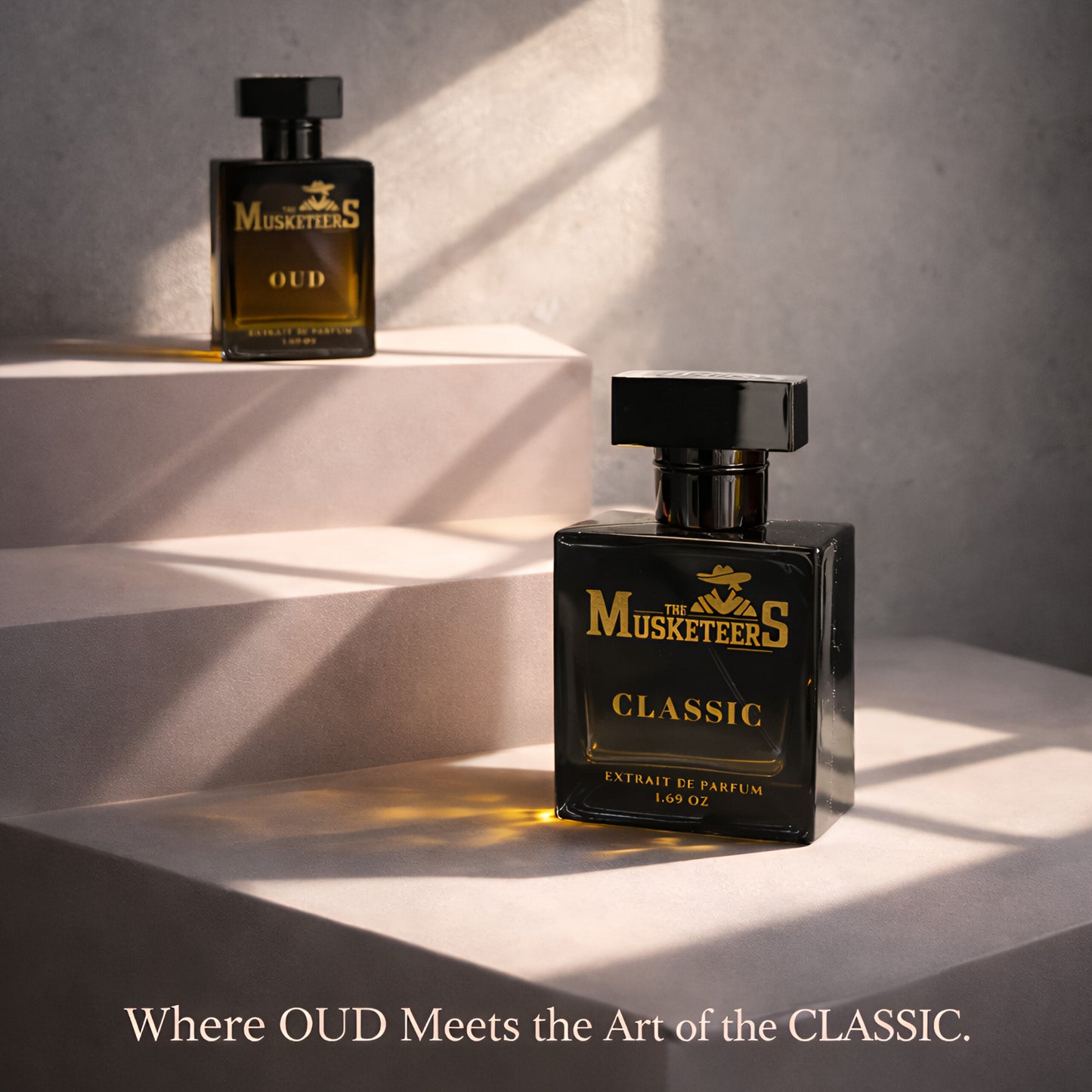 The Musketeers Premium Perfumes Combo Pack (Oud+Classic) - 2x50ML