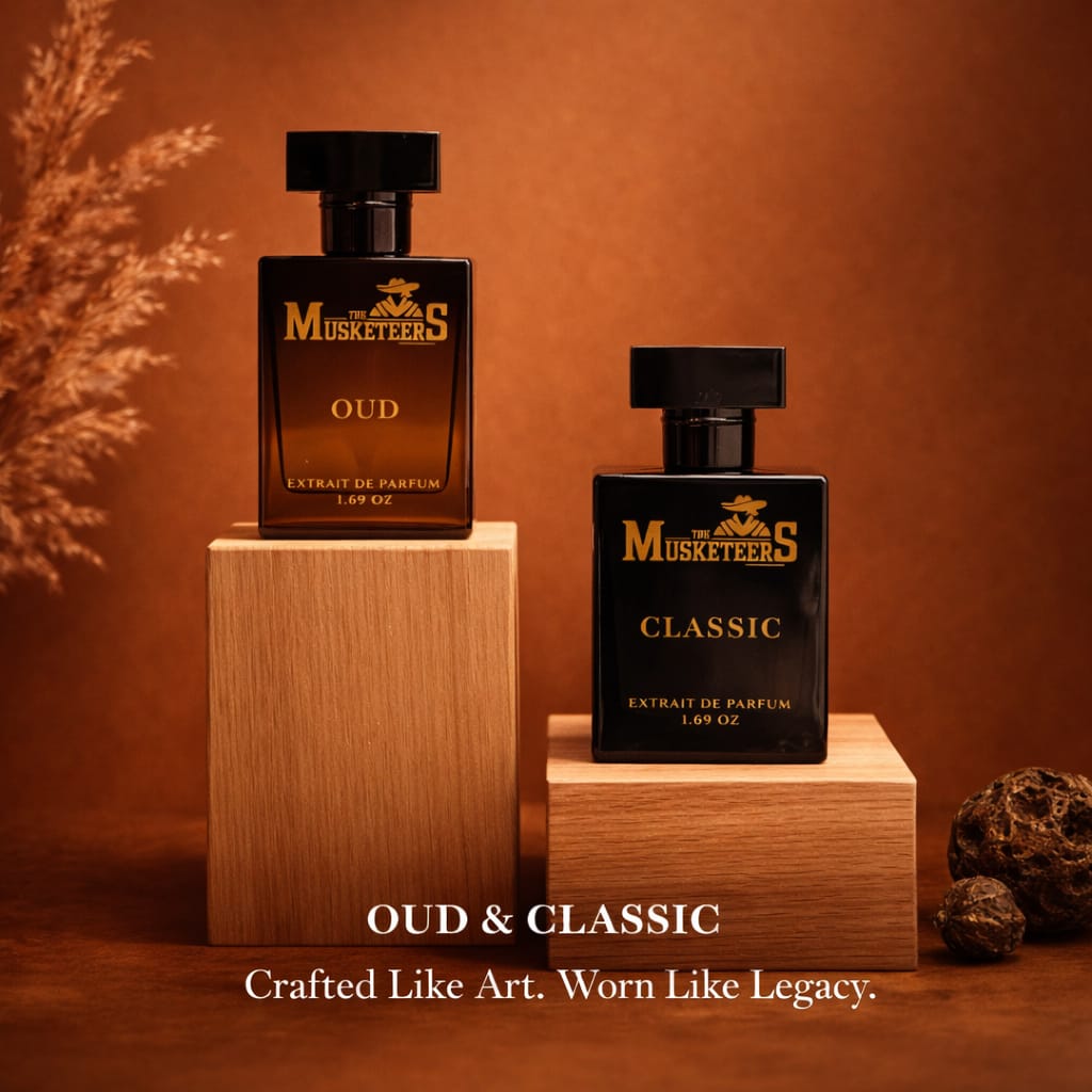 The Musketeers Premium Perfumes Combo Pack (Oud+Classic) - 2x50ML