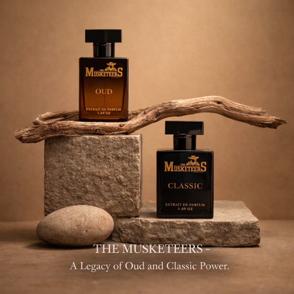 The Musketeers Premium Perfumes Combo Pack (Oud+Classic) - 2x50ML