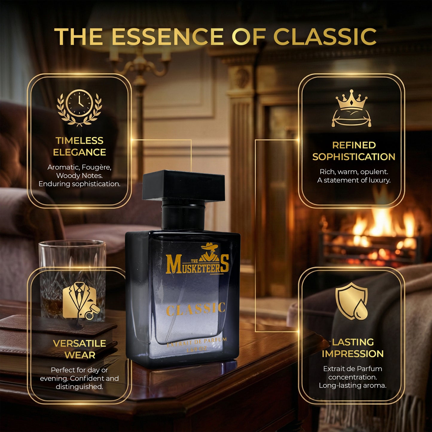 The Musketeers Classic Premium Perfume – 50ML